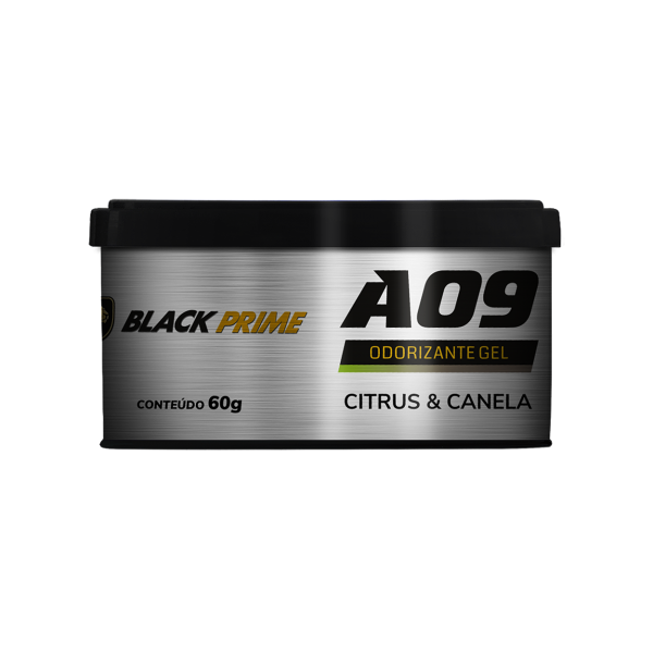 Odorizante Gel A09 Citrus & Canela Black Prime 60g Cx 24un
