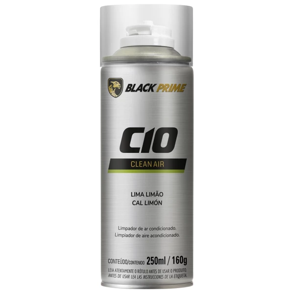 Limpador de Ar Condicionado C10 Lima Limão BlacK Prime 250ml