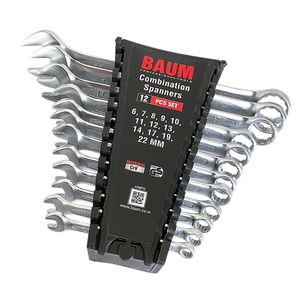  Kit Chave Combinada 12 Pcs Baum 6mm a 22mm