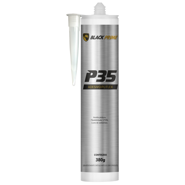  Adesivo de PU P35 Flex Preto Black Prime 380g