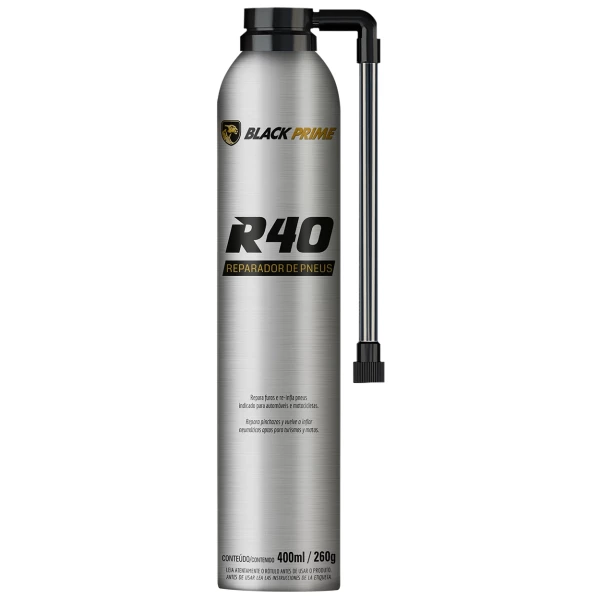 Reparador de Pneu R40 Black Prime 400ml