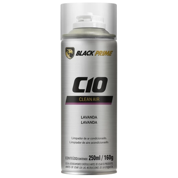 Limpador de Ar Condicionado C10 Lavanda BlacK Prime 250ml