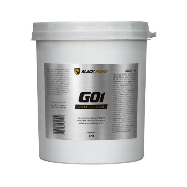 Graxa de Silicone G01 Black Prime 1Kg