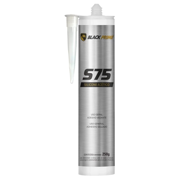 Silicone Acético S75 Branco Black Prime 260g